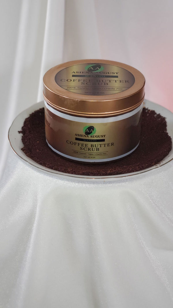 ASIENA AUGUST 100% Natural Coffee Butter Body Scrub